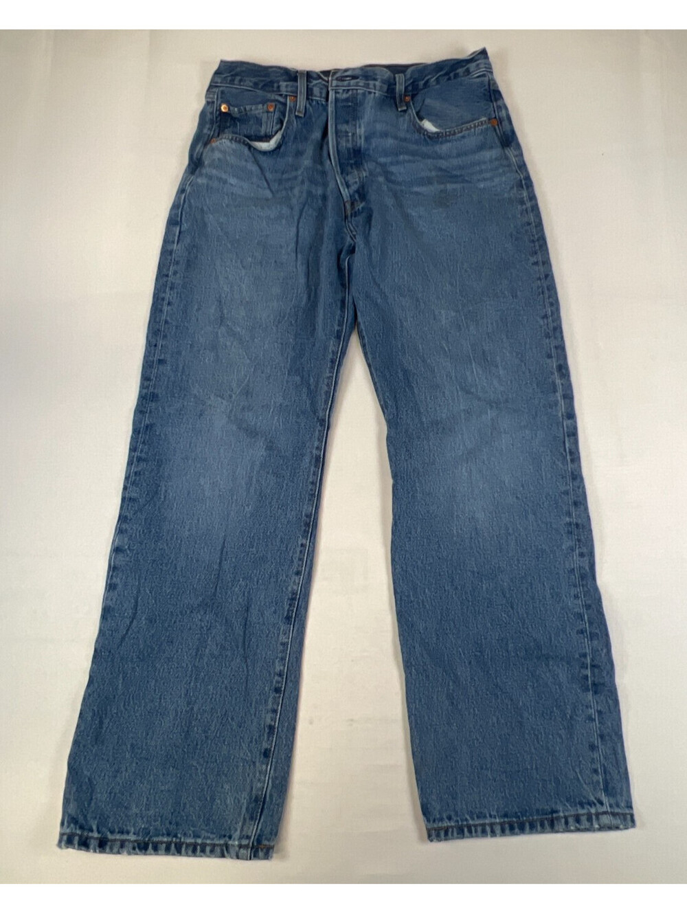 Levi's Men Blue 34x30 501 '90s Original Straight Leg Denim Jeans Premium